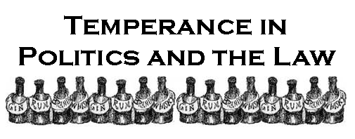 Title Image Temperance in Politics and the Law