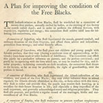 Pennsylvania Society for Promoting the Abolition of Slavery, A Plan for Improving the Condition of Free Blacks, An Address to the Public (Philadelphia, 1789).