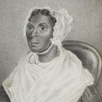 “Jarena Lee,”frontispiece illustration in Jarena Lee, Religious Experience and Journal of Mrs. Jarena Lee (Philadelphia, 1849). 