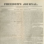 Freedom’s Journal, March 30, 1827. Photo reproduction (Springfield, 1891).