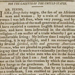 Exchange between “Rusticus” and “Africanus,” in Gazette of the United States, March 3, 1790.