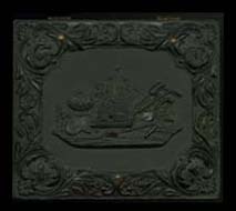 Ninth-plate Daguerreotype Case housing image of John Gummere by James E. McClees. Philadelphia, ca. 1855. 