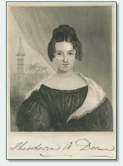 THEODOSIA ANN BARKER DEAN (1819-1843)