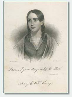 MARY E. VAN LENNEP (1821-1844)
